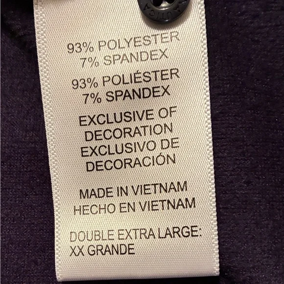 Nautica Women's Deep Purple/Plum Pullover Top XXL/TTG/EEG - Picture 9 of 9